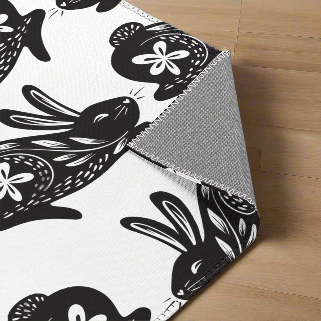 Rabbit Mat, Black Bunny