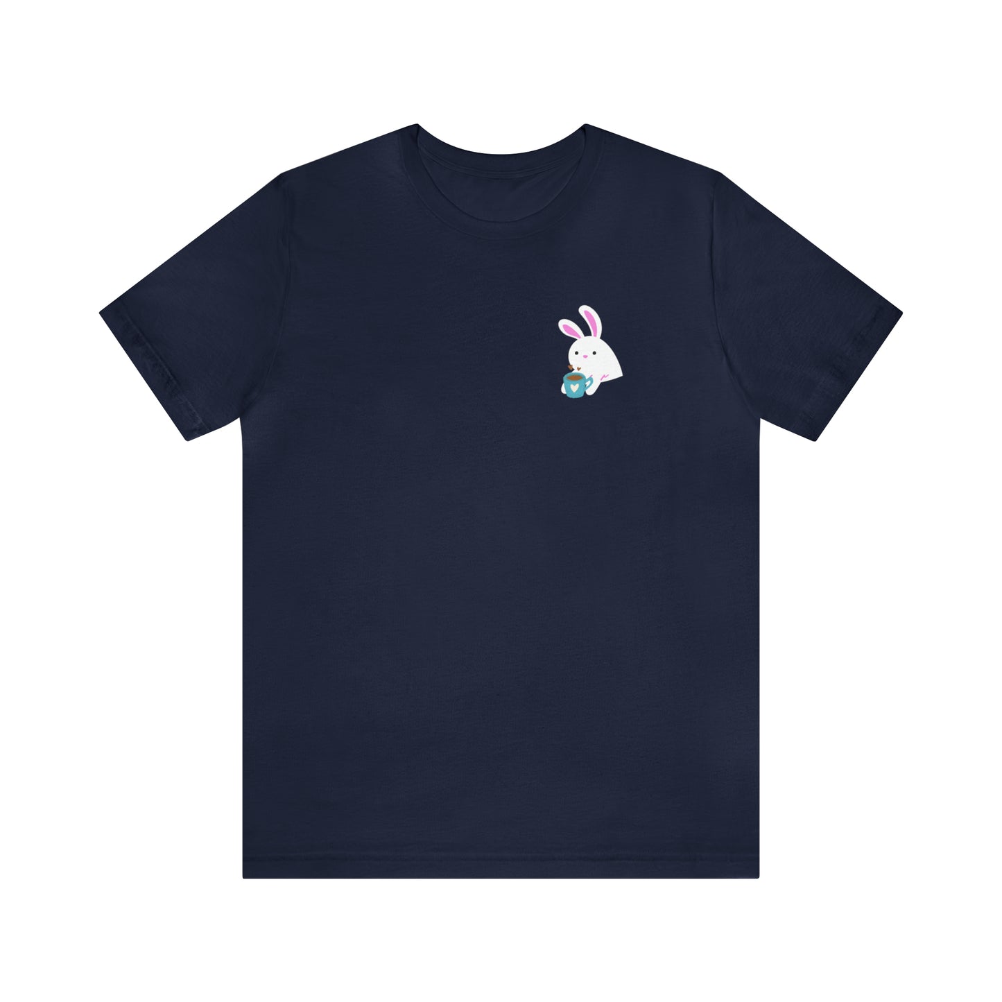 Bunny Drinking Coffee T-shirt