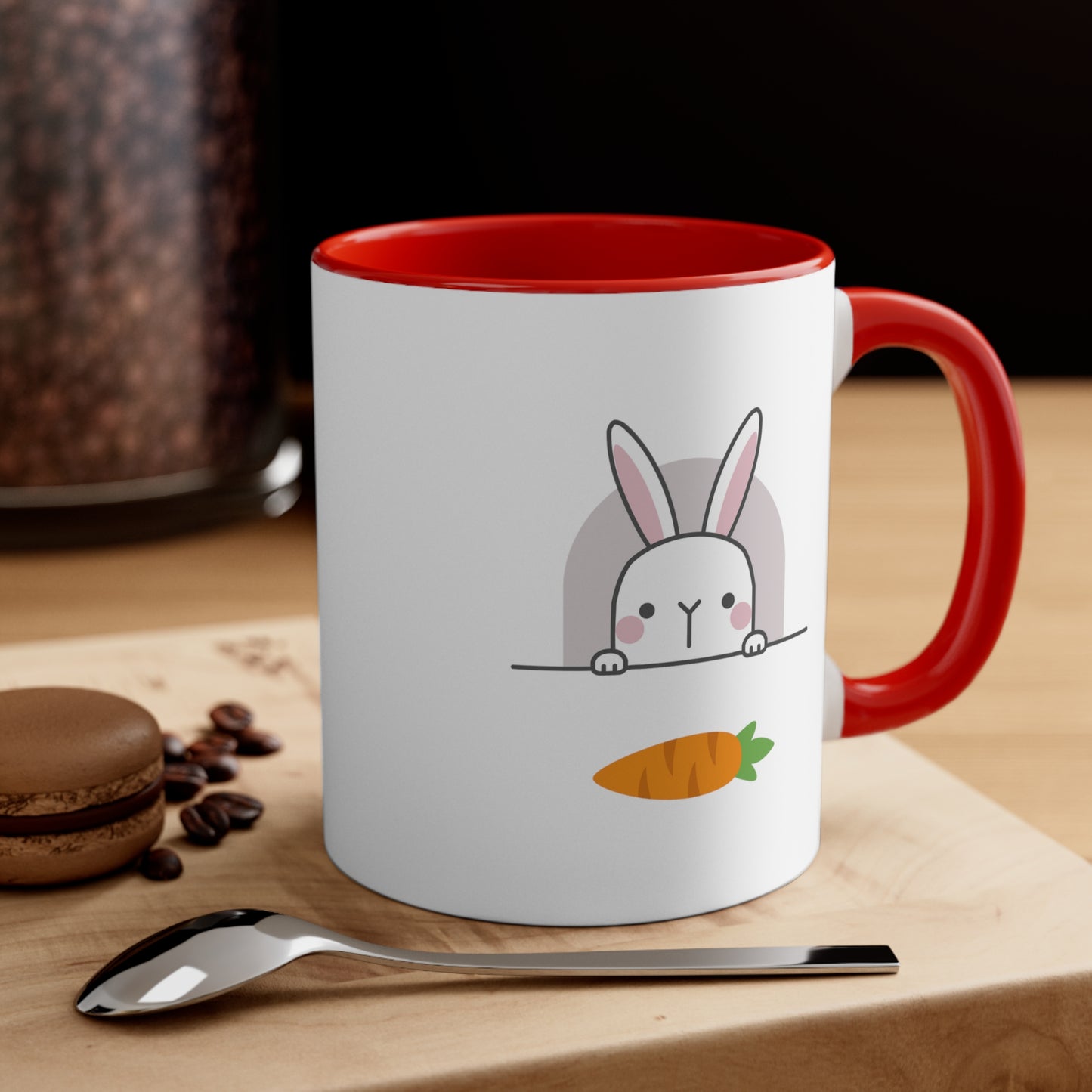 Bunny Peeking Coffee Mug