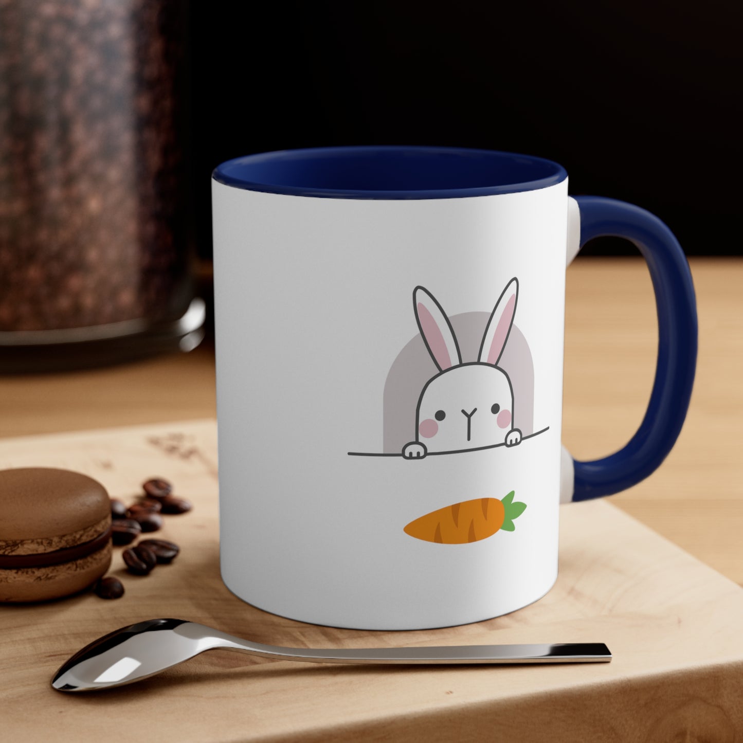Bunny Peeking Coffee Mug
