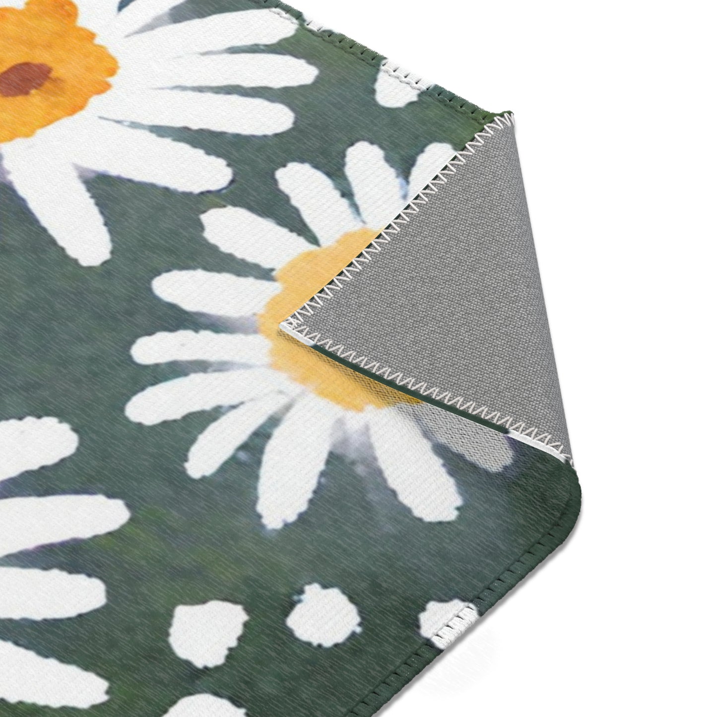 Rabbit Mat, Green Daisy