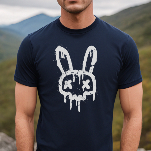 Bunny Dad Spray paint T-Shirt