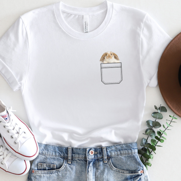 Bunny In Pocket Shirt