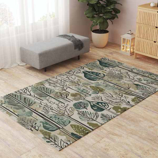 Rabbit Mat Green Forest