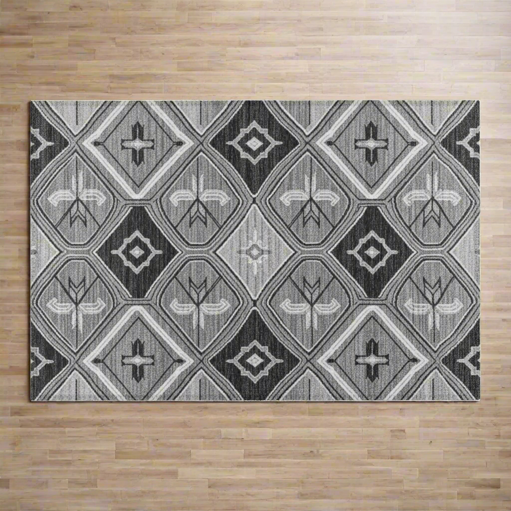 Modern Grey Rug
