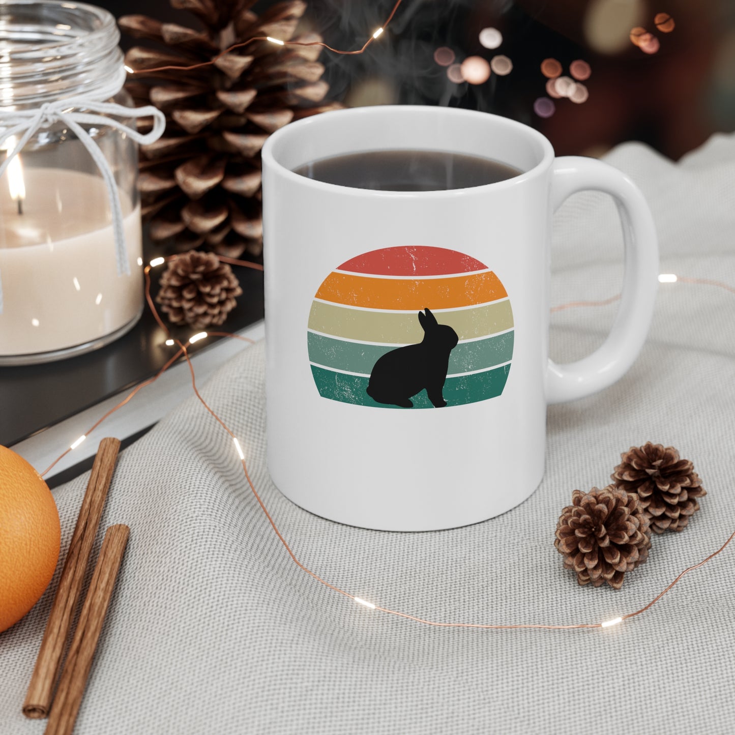 Retro Bunny Mug