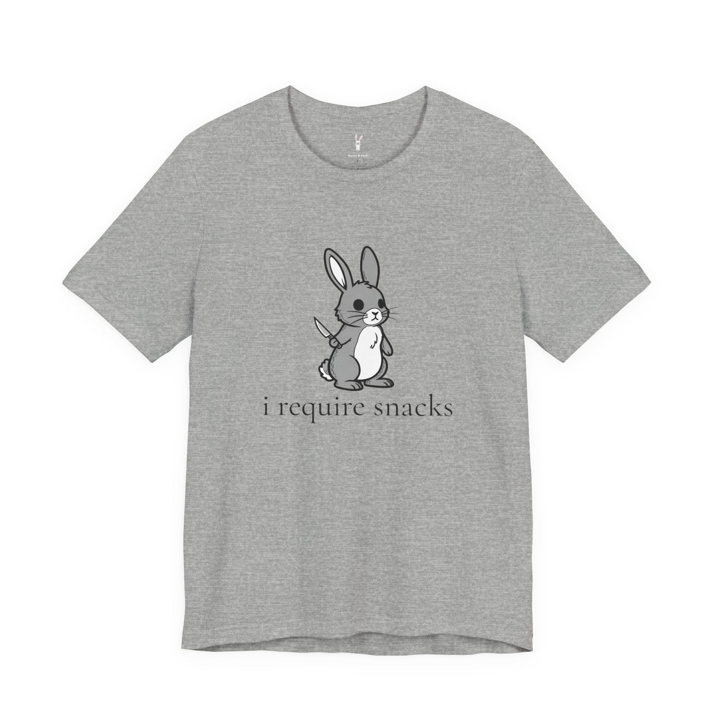 I Require Snacks Bunny T-Shirt