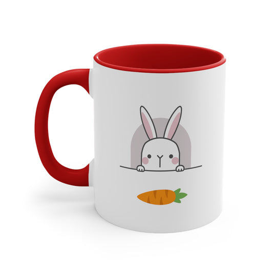 Bunny Peeking Coffee Mug