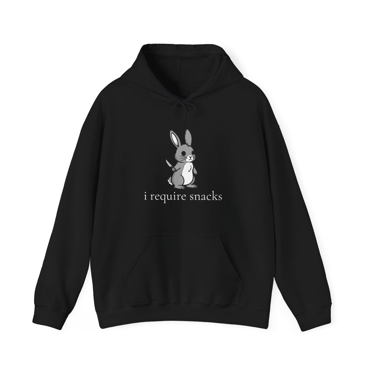 I Require Snacks Bunny Hoodie