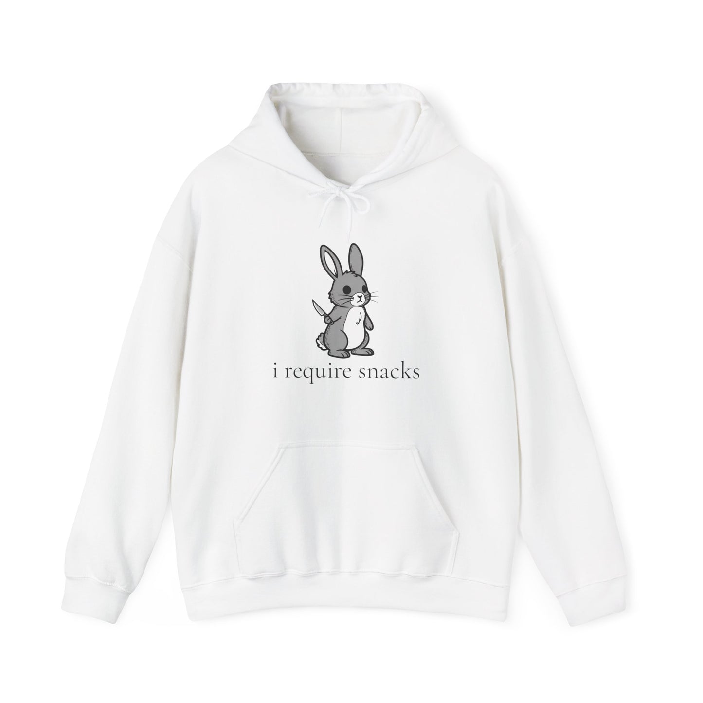 I Require Snacks Bunny Hoodie