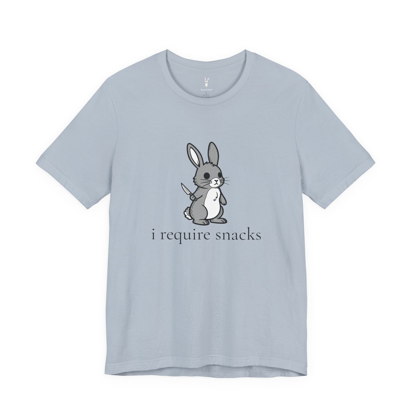 I Require Snacks Bunny T-Shirt
