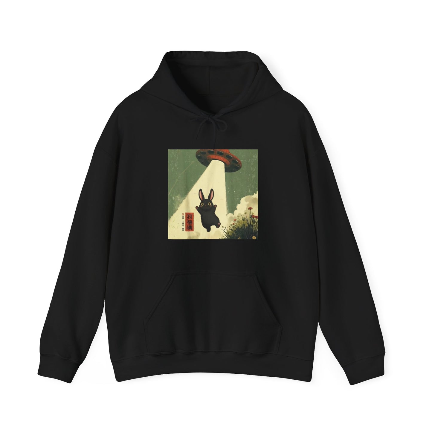 Alien Bunny Abduction Hoodie