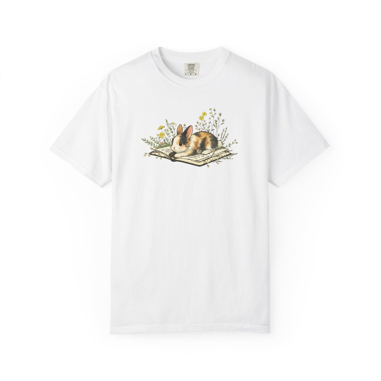 Bunny Reading Book T-Shirt