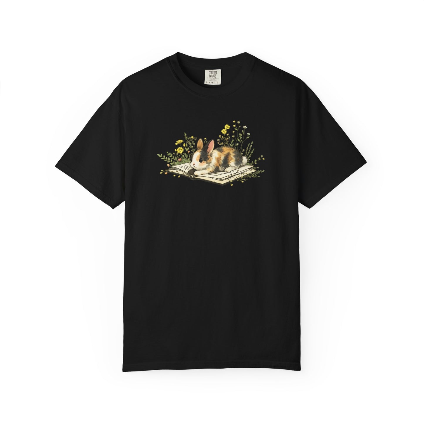 Bunny Reading Book T-Shirt