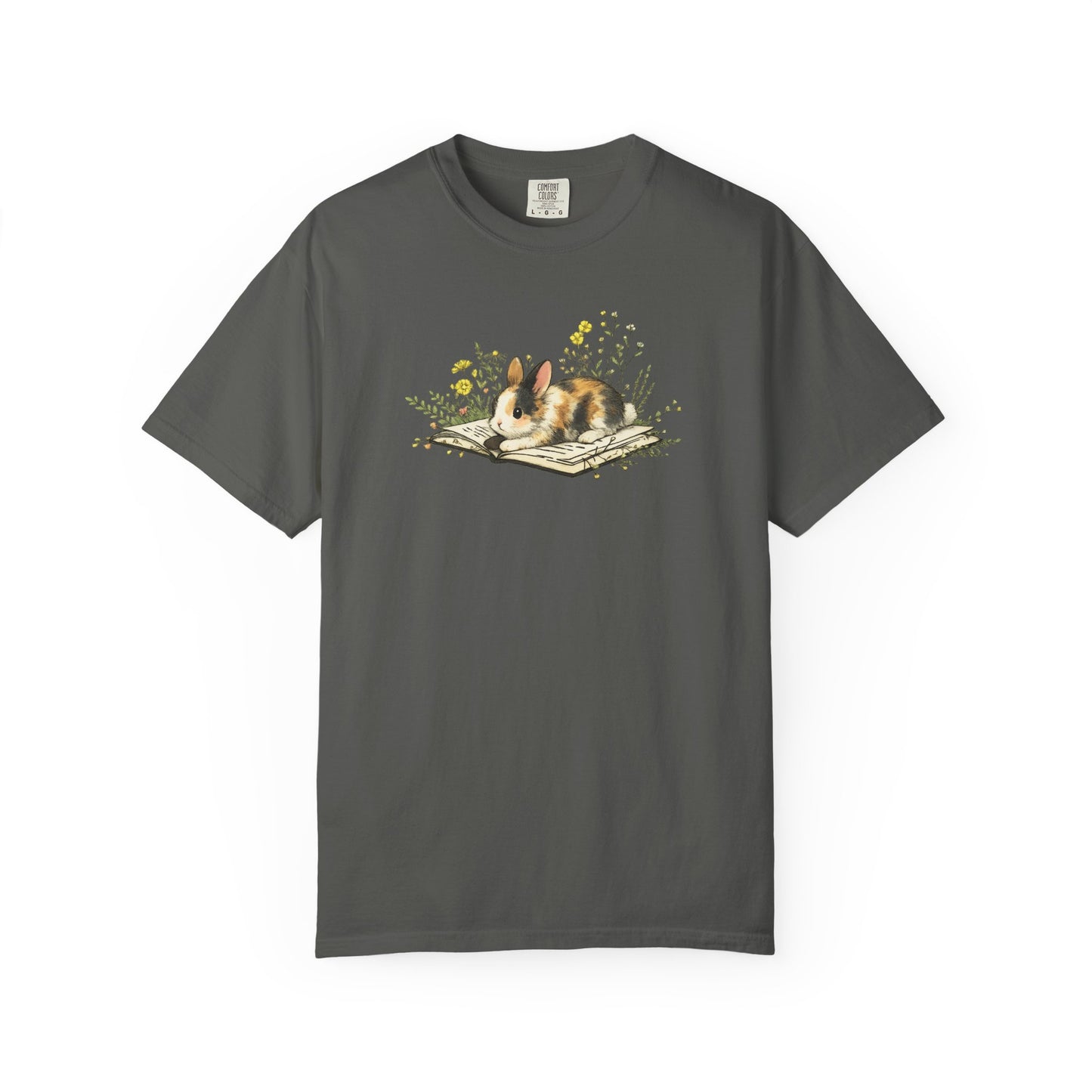 Bunny Reading Book T-Shirt