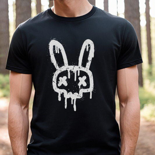 Bunny Dad Spray paint T-Shirt