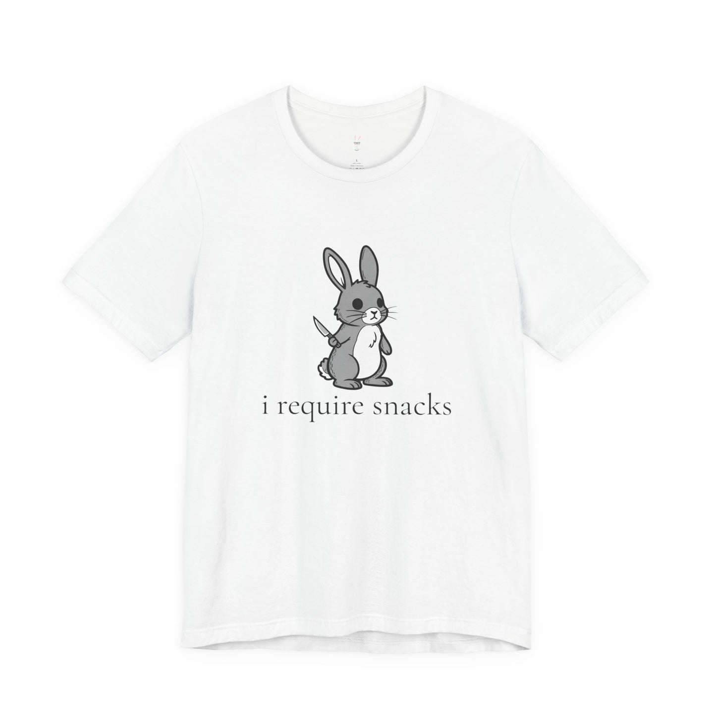 I Require Snacks Bunny T-Shirt