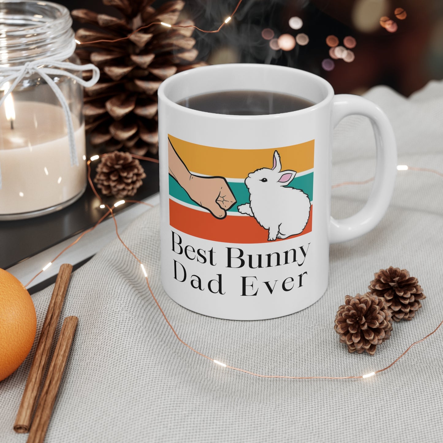 Best Bunny Dad Ever 11oz Coffee Mug