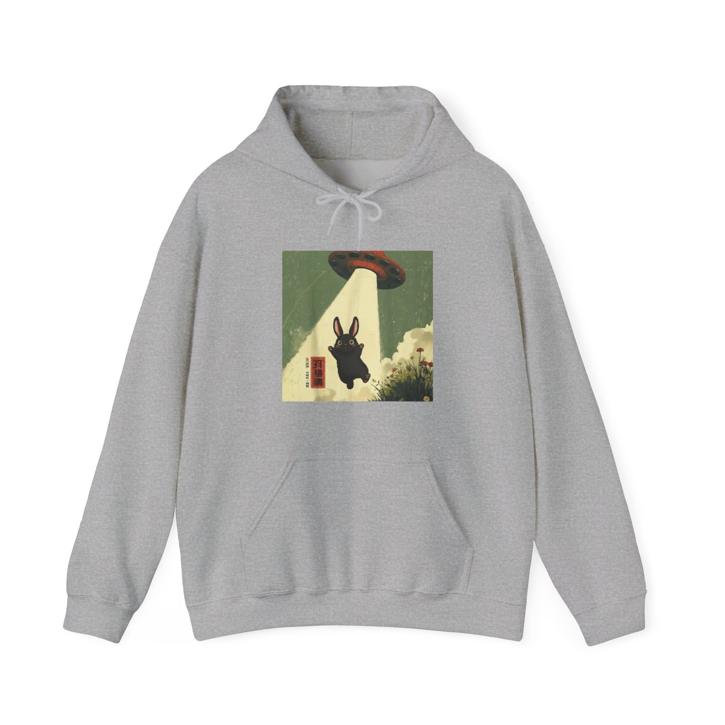 Alien Bunny Abduction Hoodie