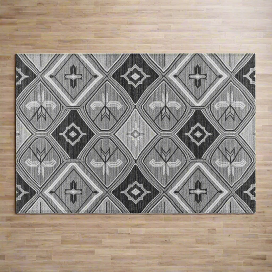 Modern Grey Rug