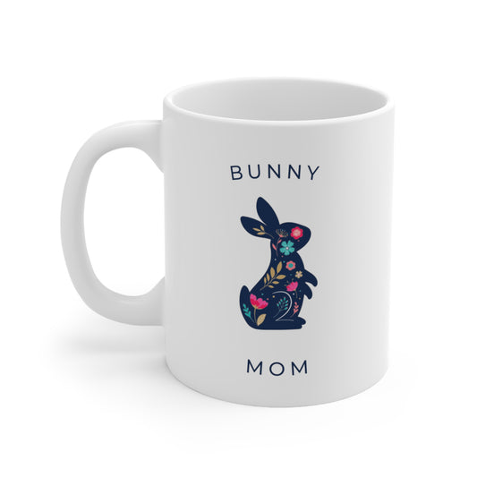 Bunny Mom Floral Mug