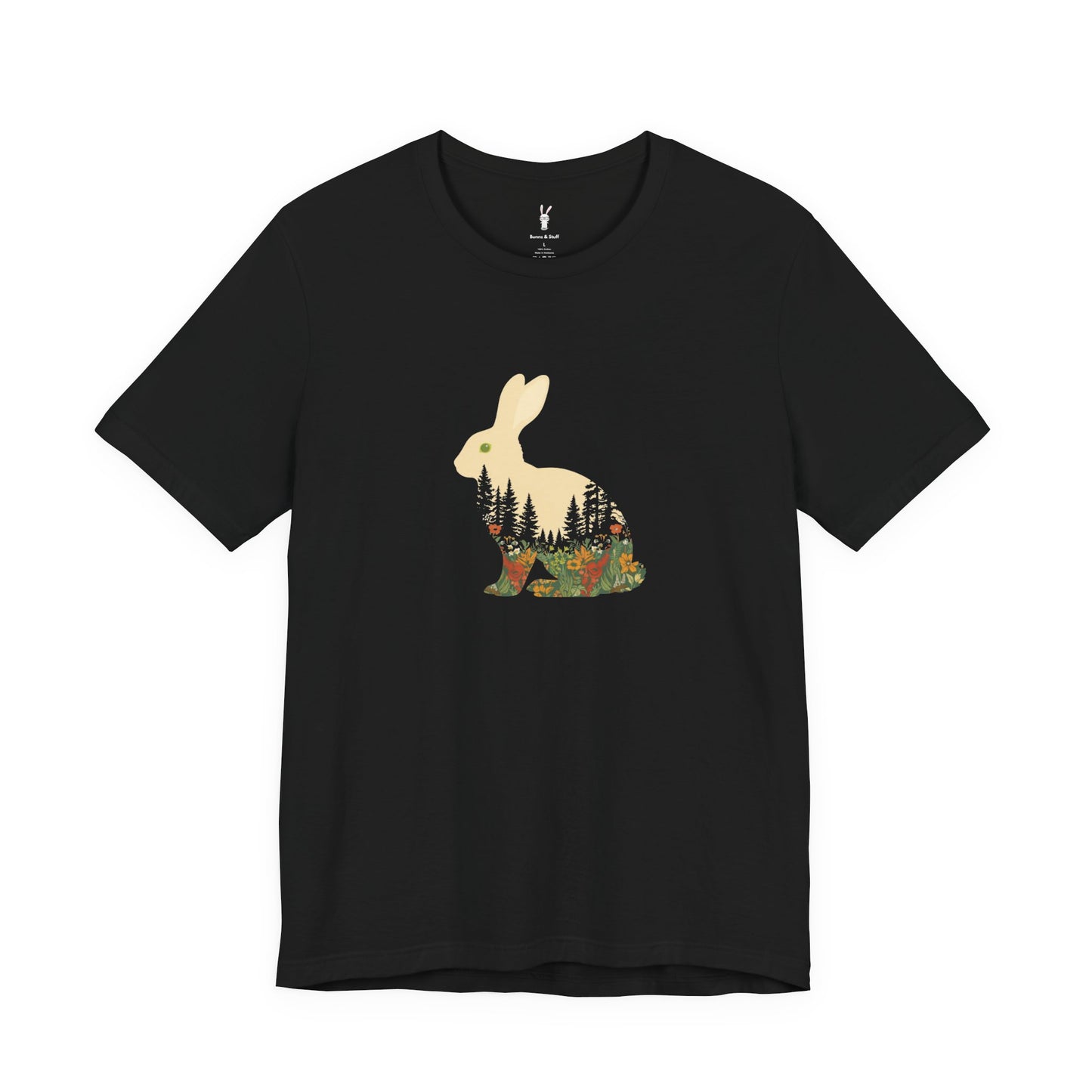 Forest Bunny Silhouette T-Shirt