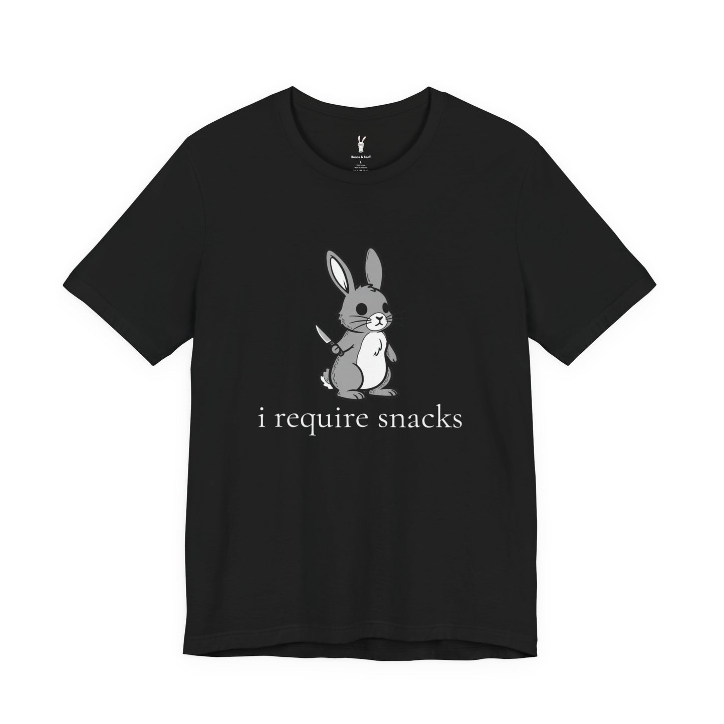 I Require Snacks Bunny T-Shirt