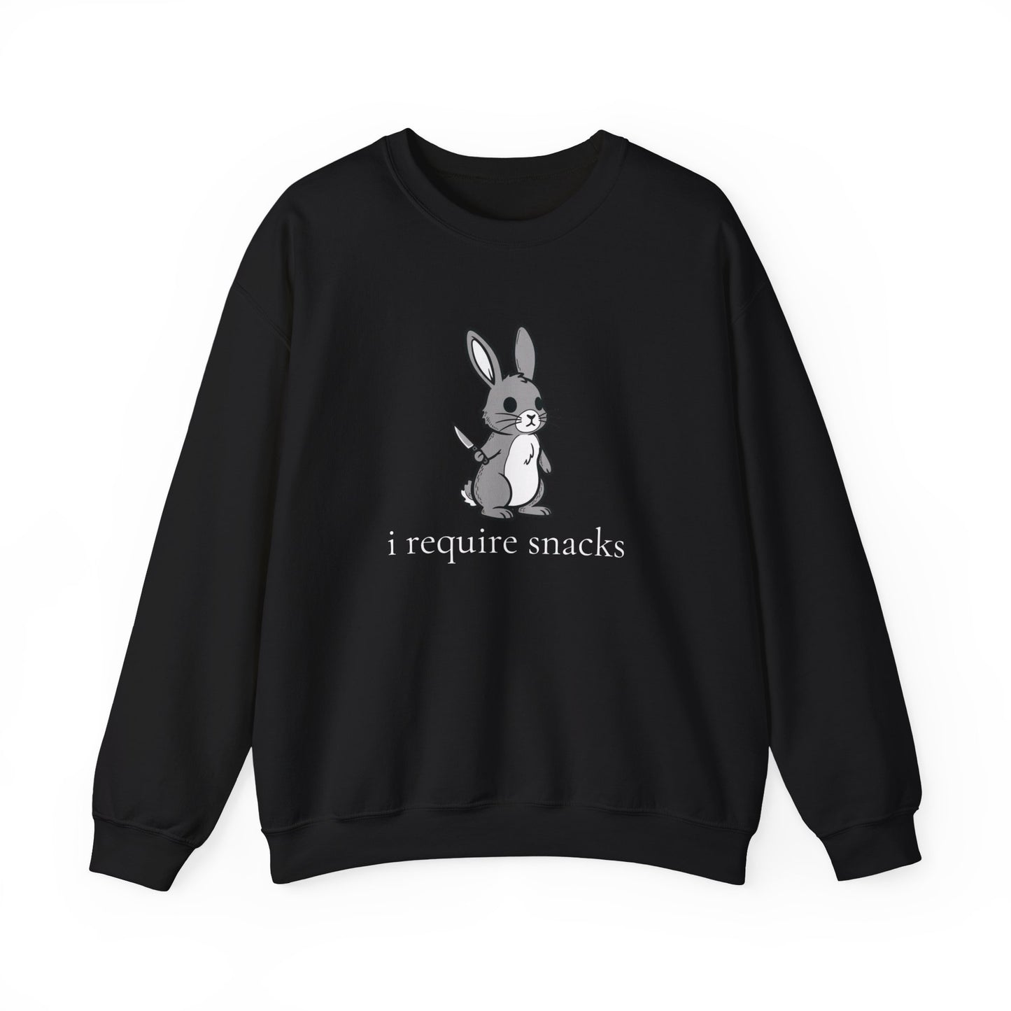 I Require Snacks Bunny Sweatshirt