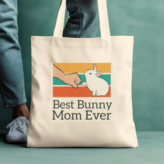 Best Bunny Mom Tote Bag