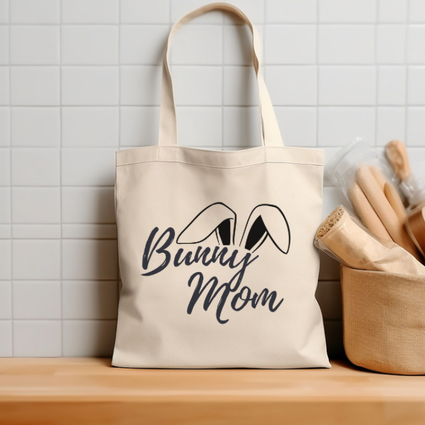 Bunny Mom Tote Bag