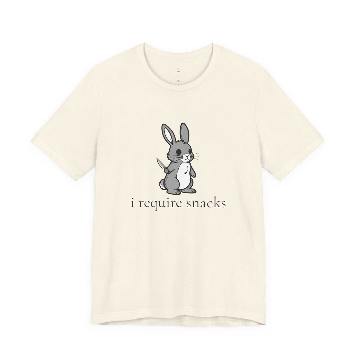 I Require Snacks Bunny T-Shirt