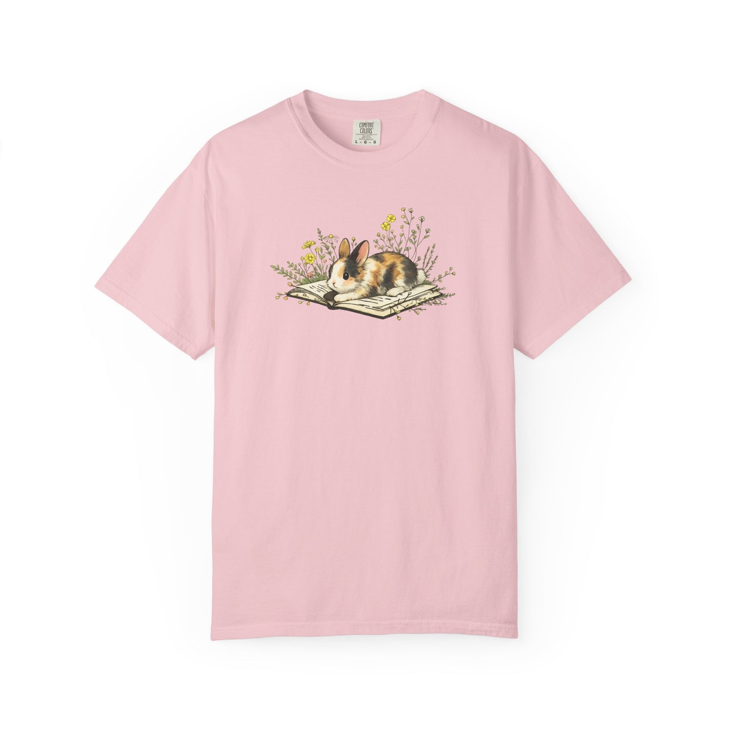 Bunny Reading Book T-Shirt