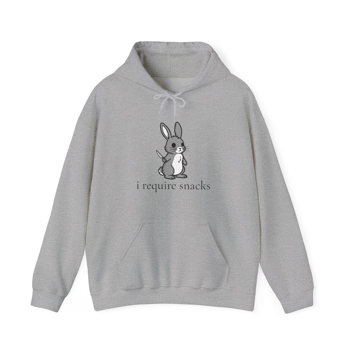 I Require Snacks Bunny Hoodie