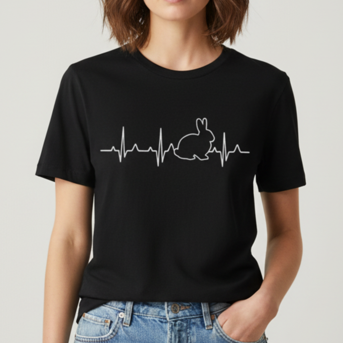 Bunny Heartbeat T-shirt