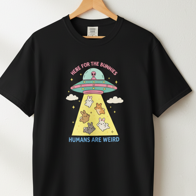 Here for the Bunnies T-shirt