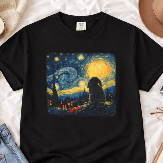 Starry Night Bunny T-Shirt