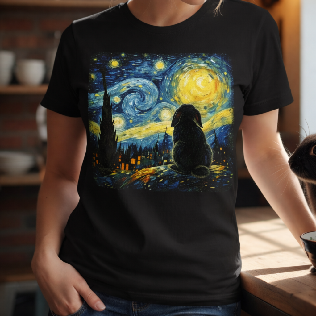 Starry Night Bunny T-Shirt