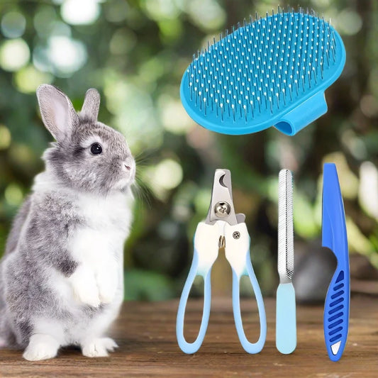 Bunny Brush Set, Grooming Kit For Small Pets