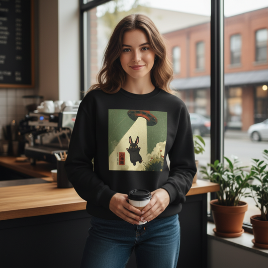 Alien Bunny Abduction Sweatshirt